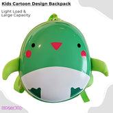 Kindergarten Cute Cartoon Kids School Bag for Boys and Girls (Green)